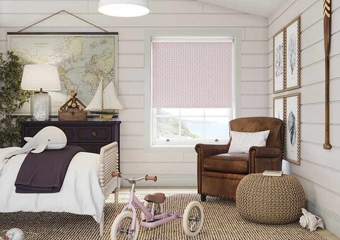 Whaley Great, Gingham Star Mermaid - Roller Blind - Image 3